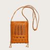 Home & Accessories * | Veronica Beard Trena Crossbody Bag Orange