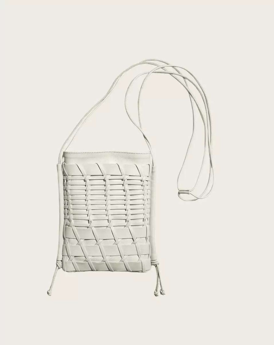 Home & Accessories * | Veronica Beard Trena Crossbody Bag White