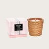 Home & Accessories * | Veronica Beard Himalayan Salt & Rosewater 3-Wick Candle | Rattan Sleeve Pink