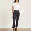 Clothing * | Veronica Beard Carly Kick-Flare Jean Dark Ink