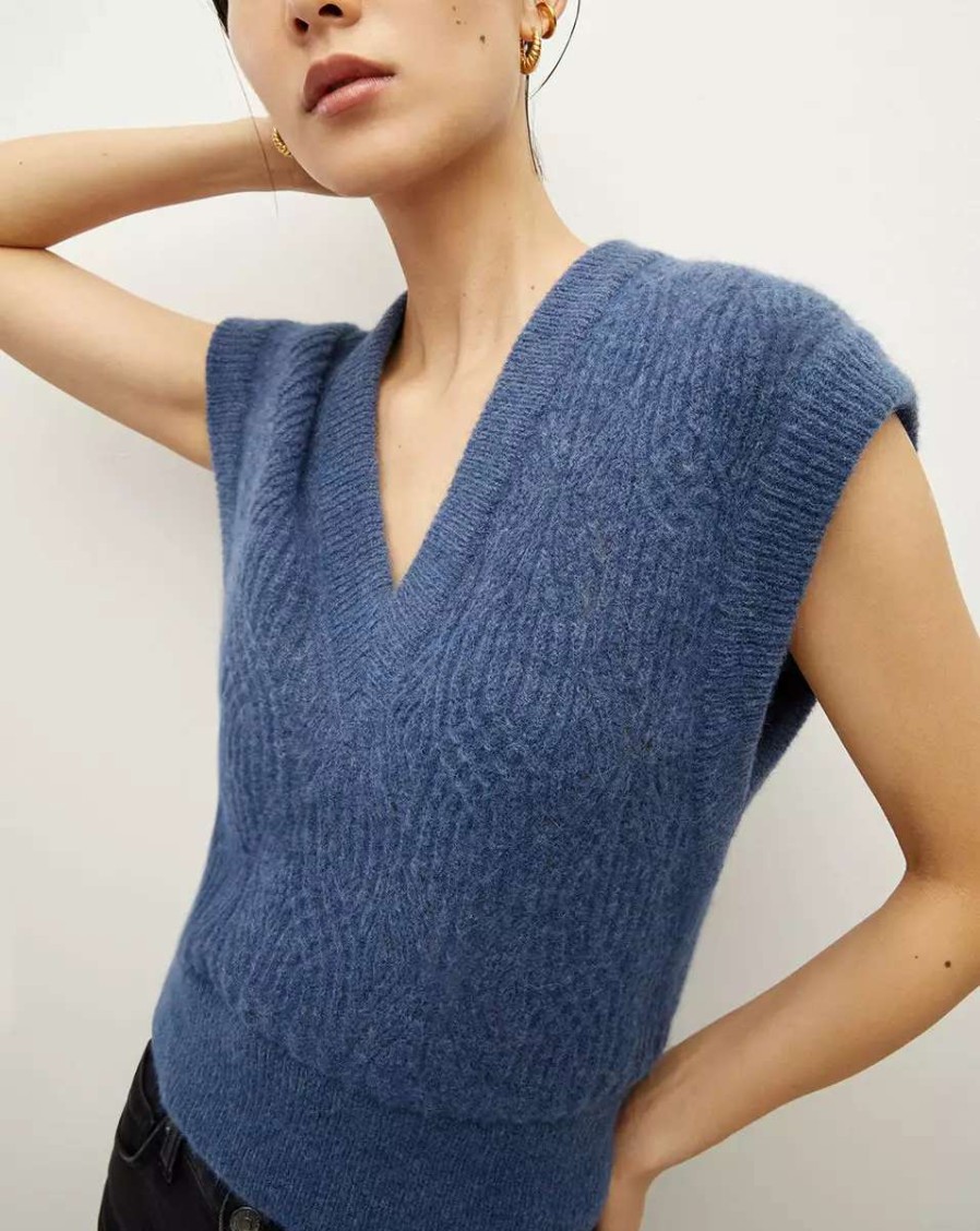 Clothing * | Veronica Beard Arida Knit Vest