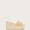 Shoes * | Veronica Beard Gable Espadrille Sandal Beige