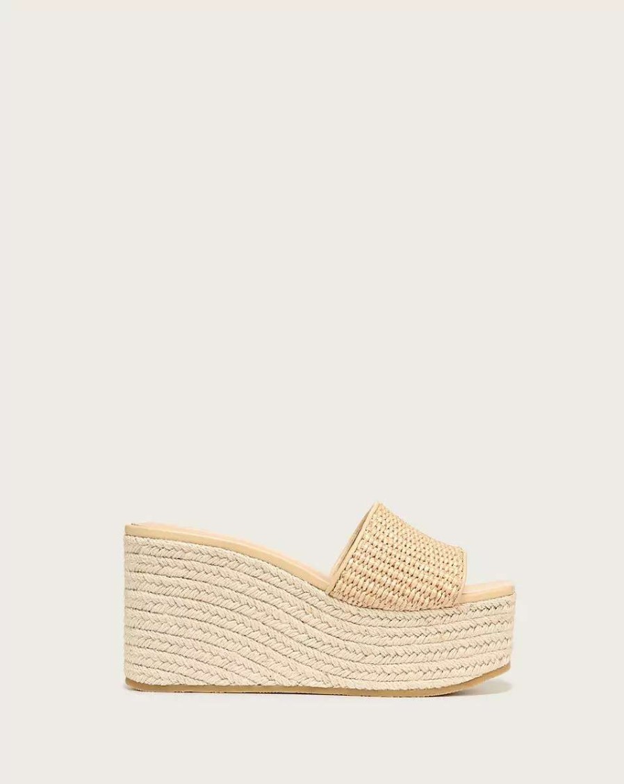 Shoes * | Veronica Beard Gable Espadrille Sandal Beige