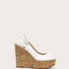 Shoes * | Veronica Beard Dali Peep-Toe Sandal Coconut