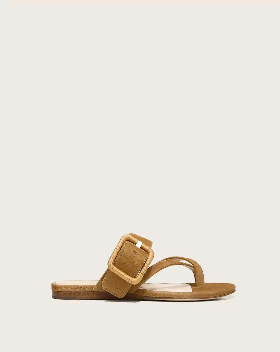 Shoes * | Veronica Beard Salva Crisscross Suede Sandal