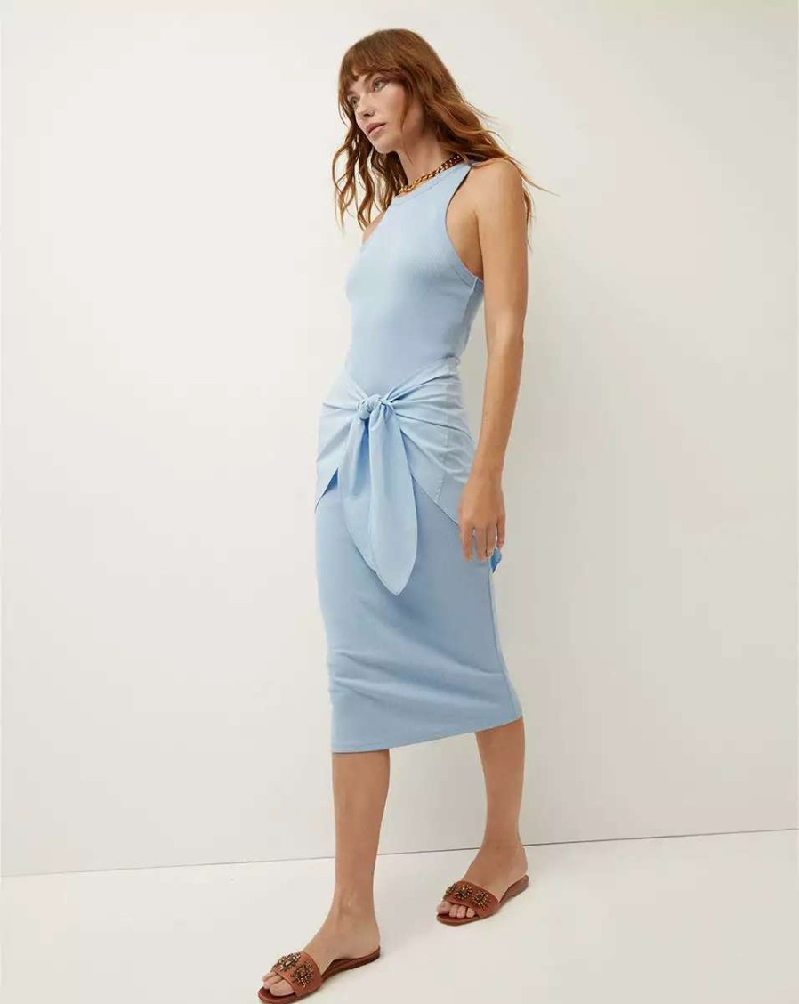 Clothing * | Veronica Beard Odeon Ribbed Dress