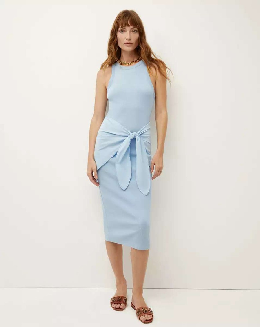 Clothing * | Veronica Beard Odeon Ribbed Dress