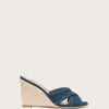 Shoes * | Veronica Beard Edna Sandal Blue