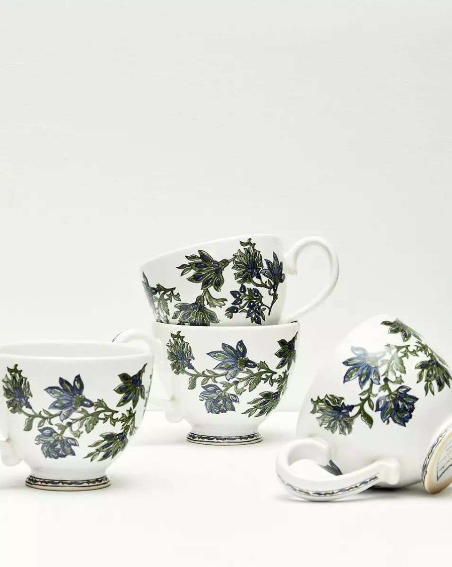 Home & Accessories * | Veronica Beard Floral Coffee/Tea Cup Multi