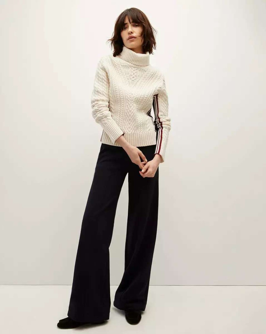 Clothing * | Veronica Beard Maril Lambswool Turtleneck