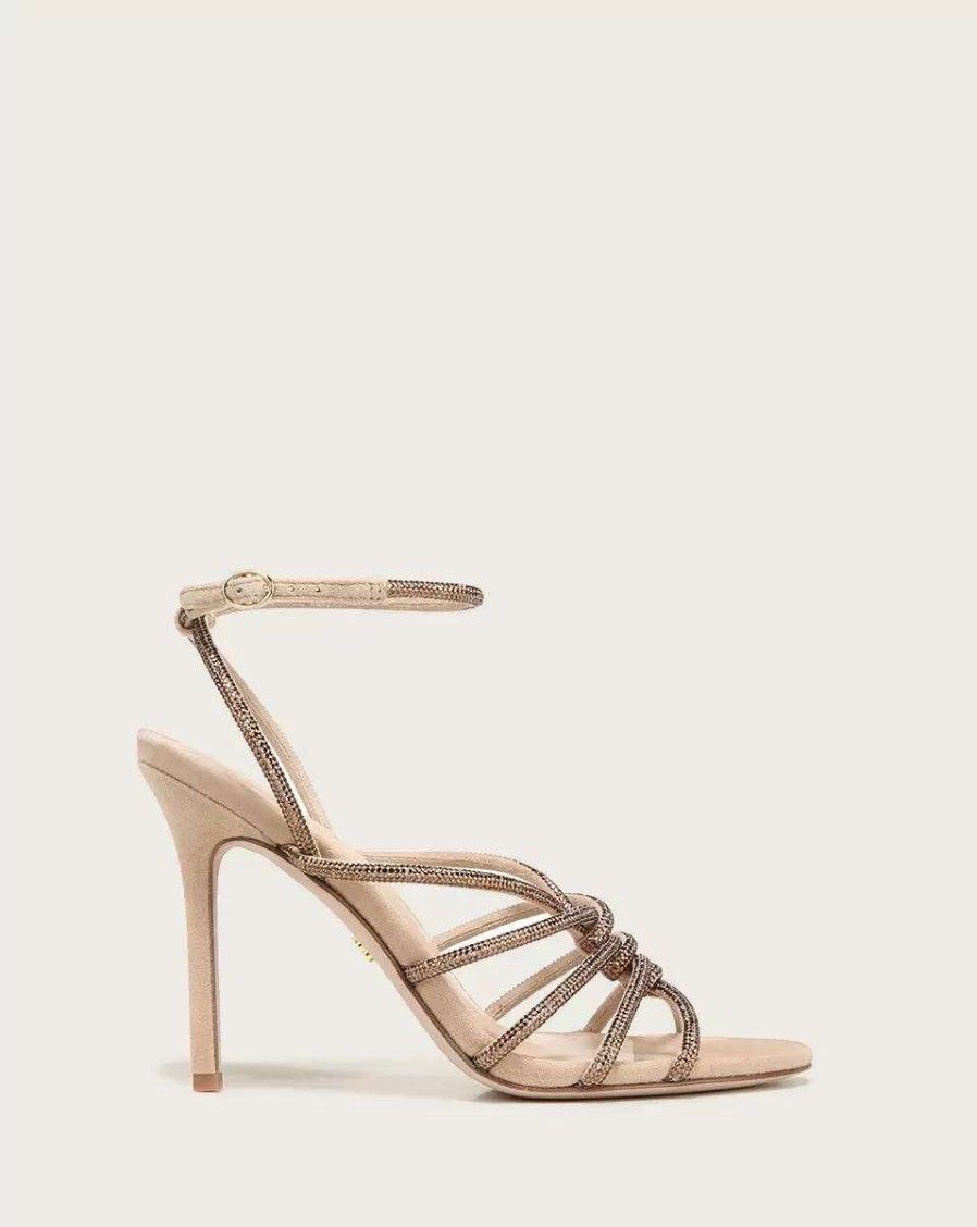 Shoes * | Veronica Beard Aneesha Stiletto-Heel Al Sand