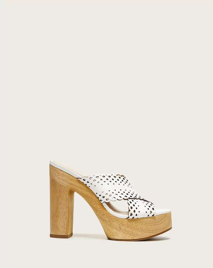 Shoes * | Veronica Beard Gaynor Sandal Coconut