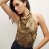 Clothing * | Veronica Beard Devonne Lama Top Brass