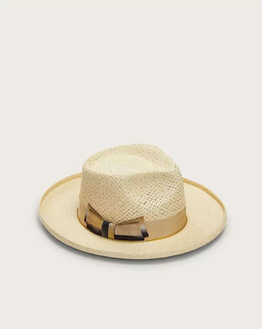 Home & Accessories * | Veronica Beard Sunflower Hat Natural