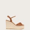 Shoes * | Veronica Beard Ravina Suede Espadrille Sandal Hazelwood