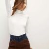 Clothing * | Veronica Beard Cedar Turtleneck White